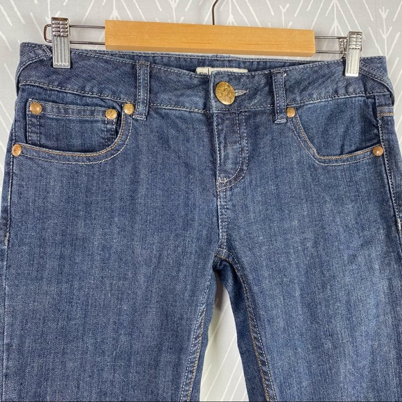 FREE PEOPLE Dark Wash Ankle Zip Jeans - Picture 9 of 9